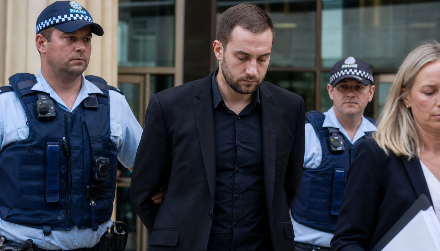 Australian man pleads guilty to filming dying officers
